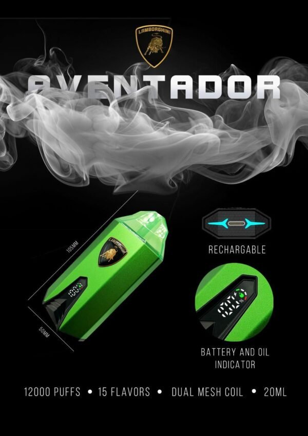 LAMBORGHINI VAPE 12000 PUFFS DISPOSABLE JOHN PANAMA