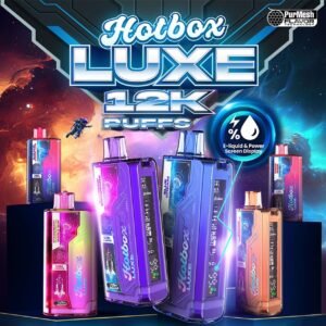 hotbox-luxe-disposable-12000-puffs-tajohnvapes johnvapes.com tripea corevape pty